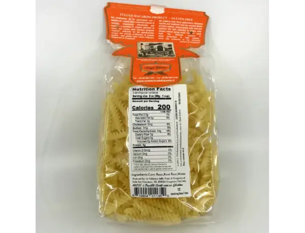 Gluten Free Fusilli Pasta from Gragnano Italy 500g - Image 2