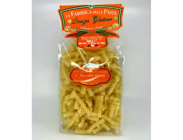 Gluten Free Fusilli Pasta from Gragnano Italy 500g