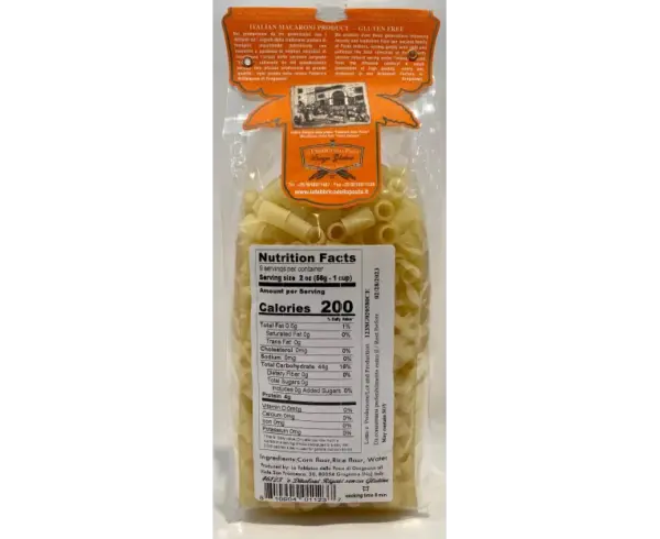 Gluten Free Gragnano Tube Pasta 500g