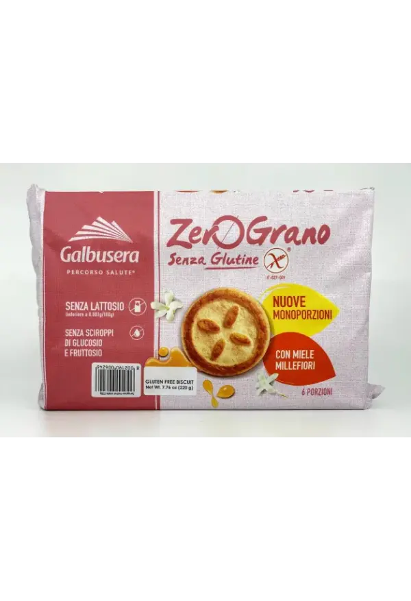 Gluten-Free Honey Millefiori Biscuits by Galbusera 220g