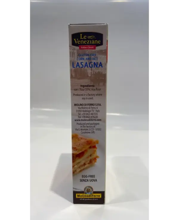 Gluten Free Lasagna Pasta - Corn & Rice Blend, 8.8 oz