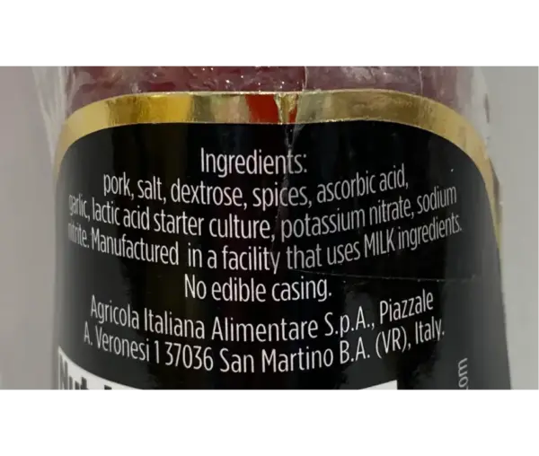 Gluten-Free Negroni Salame Negronetto, 5.5 oz - Image 2
