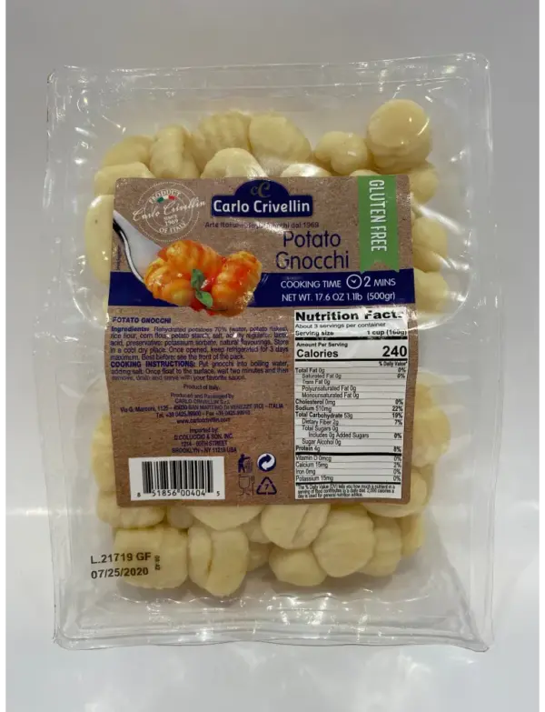 Gluten Free Potato Gnocchi by Carlo Crivellin, 1.1 lb