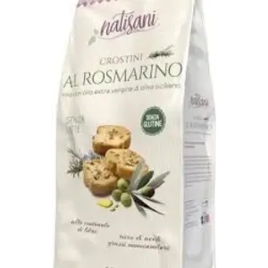Gluten-Free Rosemary Crostini Snacks by Natisani 130g