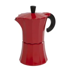 Gnali & Zani Red Morosina 3-Cup Stovetop Espresso Maker