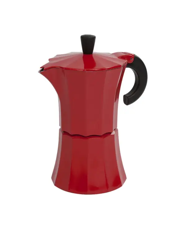 Gnali & Zani Red Morosina 3-Cup Stovetop Espresso Maker
