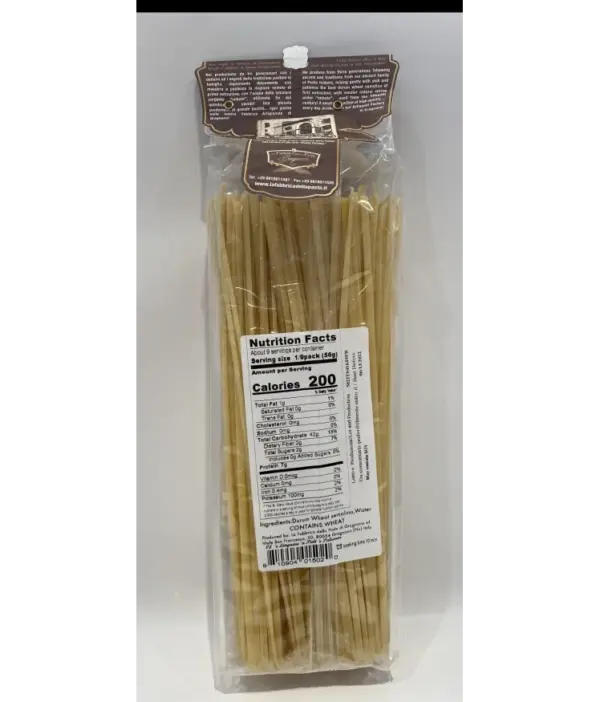 Gragnano Artisanal Linguine Pasta Bronze Die Cut 17.6 oz - Image 2