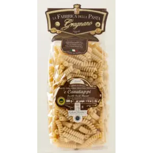 Gragnano Cavatappi Pasta - Authentic Italian, 17.6 oz