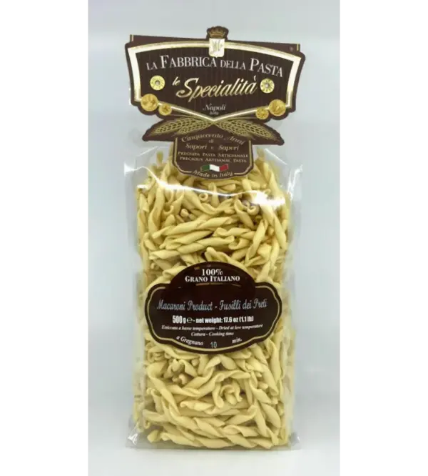 Gragnano Fusilli Dei Preti Pasta - Authentic Italian - 500g - Image 2