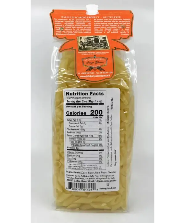 Gragnano Gluten Free Rigate Penne Pasta 500g - Image 2