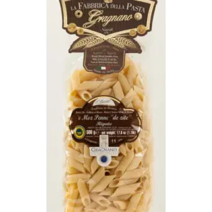 Gragnano Mezze Penne Rigate Pasta 17.6 oz by La Fabbrica