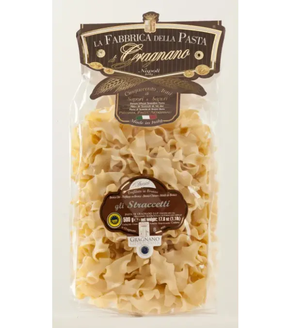 Gragnano Pasta Straccetti Ribbons 500g - La Fabbrica Authentic Italian
