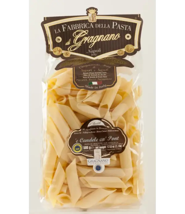 Gragnano PDO Candele Pasta - Artisanal Italian - 17.6 oz - Image 2