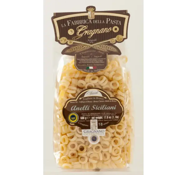 Gragnano Sicilian Ring Pasta 500g (17.6 oz) - Authentic Italian