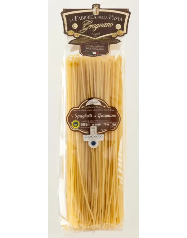 Gragnano Spaghetti Pasta - Authentic Italian Pasta - 17.6 oz Pack