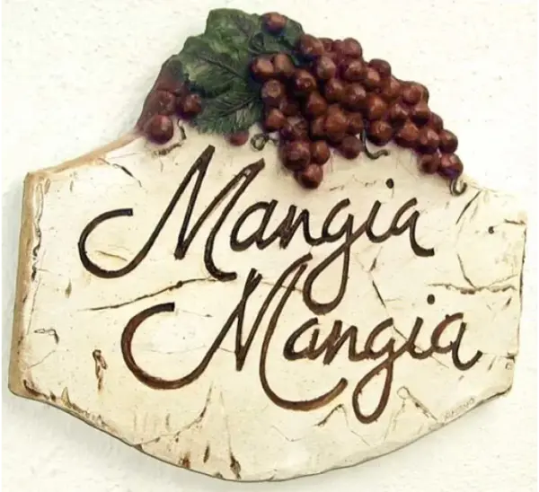 Grape Wall Art Italian Kitchen Decor Sign