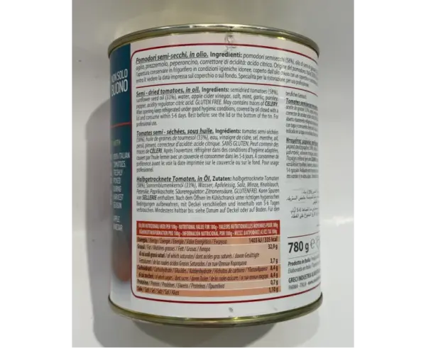 Greci Rustic Semi-Dried Tomatoes Italian Style 27oz - Image 2