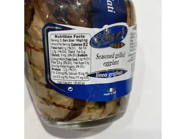 Grilled Eggplant Mediterranean Style Ready to Eat | La Cerignola 19oz - Image 2