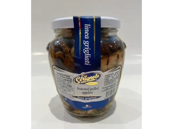 Grilled Eggplant Mediterranean Style Ready to Eat | La Cerignola 19oz