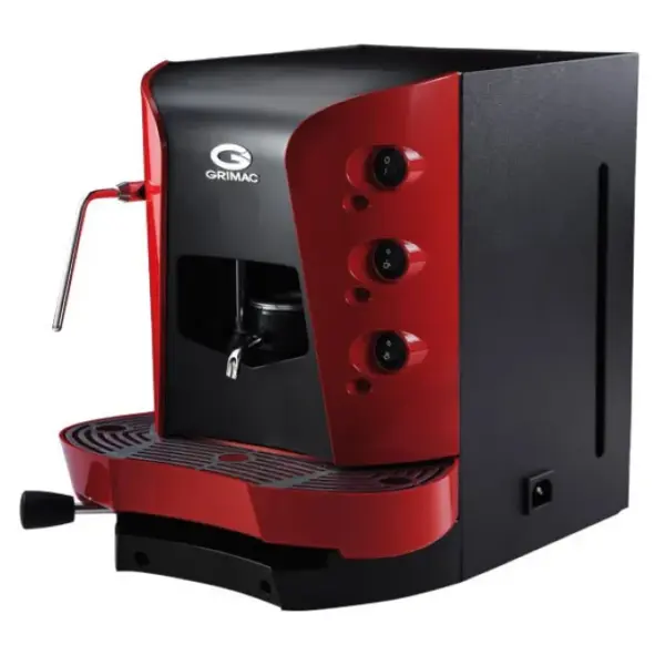 Grimac Terry Opale Espresso Machine with Steam Wand in Red