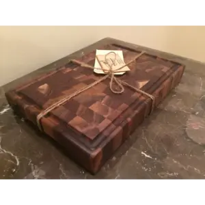 Handmade Walnut End Grain Butcher Block 12x8x1.5 by Phil Bene