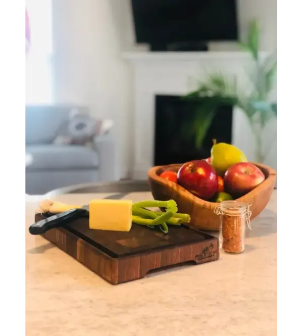 Handmade Walnut End Grain Butcher Block 12x8x1.5 by Phil Bene - Image 2