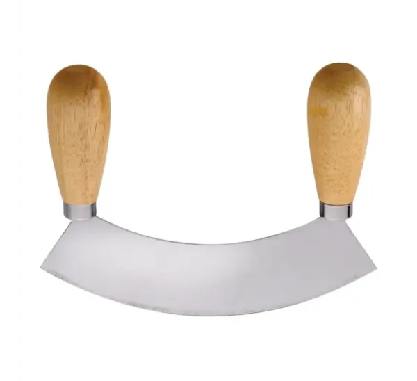 Harold Mezzaluna Knife - Curved Herb Chopper with Ergonomic Handle