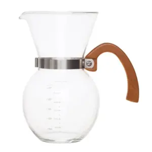 HIC 4-Cup Pour Over Coffee Maker for Rich Flavor