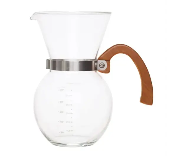 HIC 4-Cup Pour Over Coffee Maker for Rich Flavor