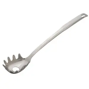 HIC Spaghetti & Pasta Serving Spoon - 12.5 Inch Stainless Steel Utensil