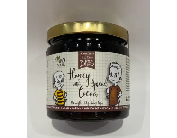 Honey Cocoa Spread Creamy Bee Bros 10.6oz