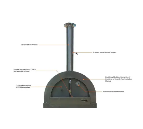 ilFornino F-Series Mini Pizza Oven - Compact Professional Design - Image 2