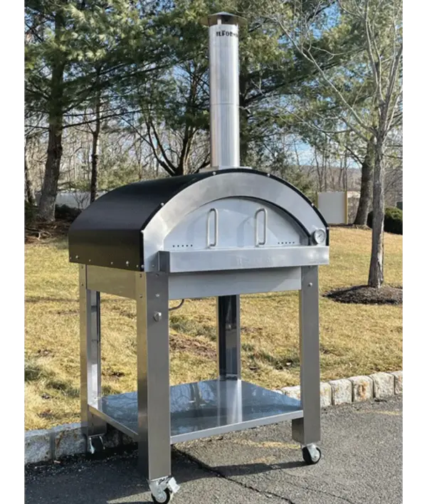 ilFornino Grande Wood Fired Pizza Oven with Stand - 35.5" Cooking Area - Image 3