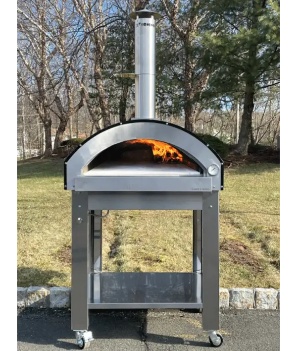 ilFornino Grande Wood Fired Pizza Oven with Stand - 35.5" Cooking Area - Image 4