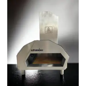 ilFornino Nino Stainless Steel Countertop Pizza Oven Dual Fuel