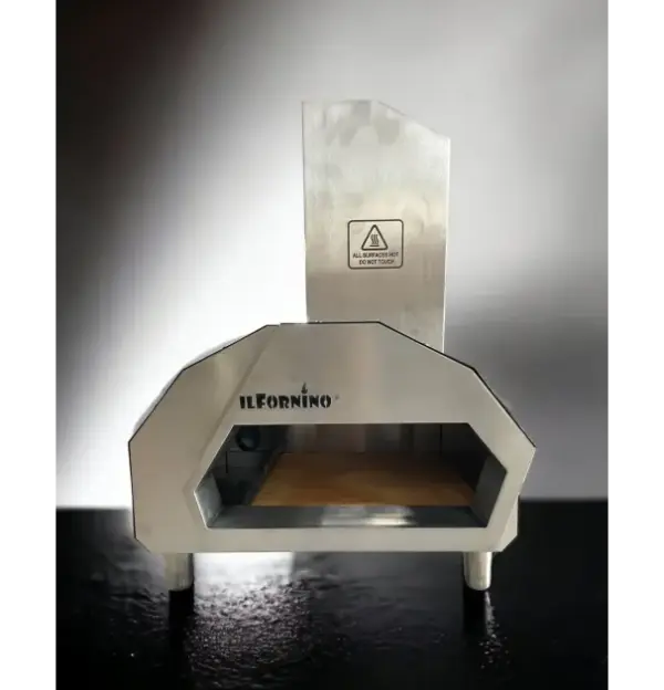 ilFornino Nino Stainless Steel Countertop Pizza Oven Dual Fuel