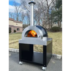 ilFornino Wood Fired Pizza Oven with Cart - Elite Chef's Edition
