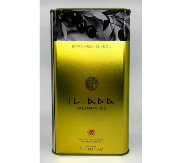 Iliada Extra Virgin Olive Oil 3L Cold Pressed Premium Quality