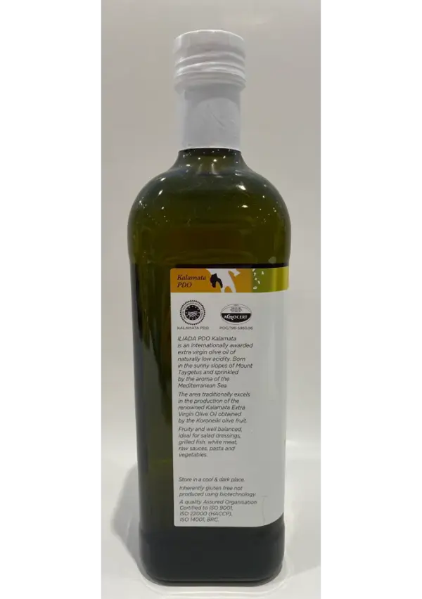 Iliada Premium Kalamata PDO Extra Virgin Olive Oil 1L - Image 2