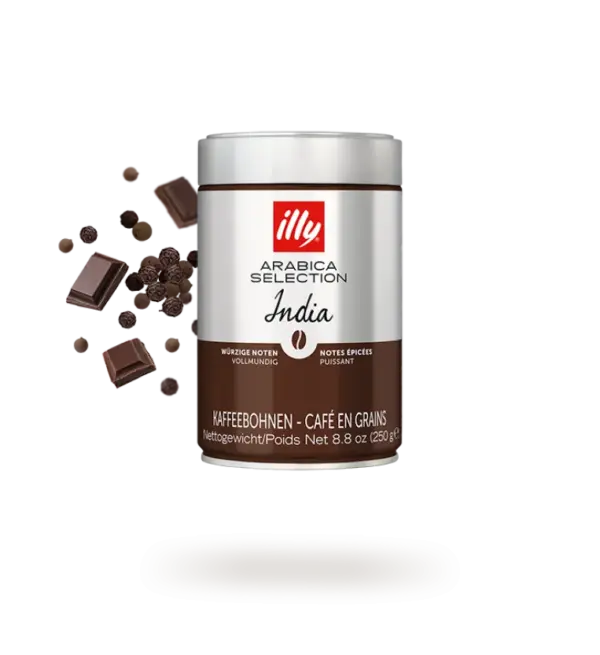 illy Arabica Selection India Ground Coffee 8.8oz Can