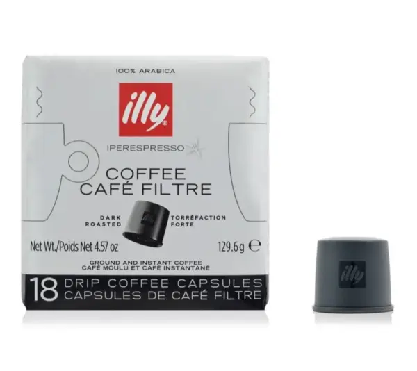 Illy-Compatible Dark Roast Coffee Capsules for Duo Machines - Iper Cube