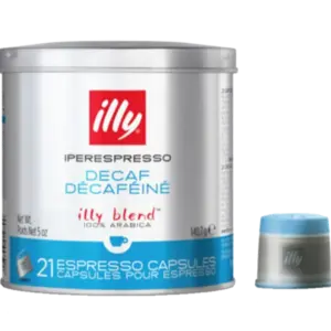 Illy Decaf Espresso Capsules 21ct - Blue Intensity