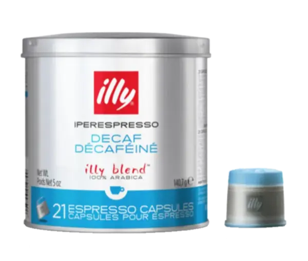 Illy Decaf Espresso Capsules 21ct - Blue Intensity