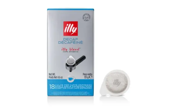 illy Decaf Espresso Pods Classico 18 Count