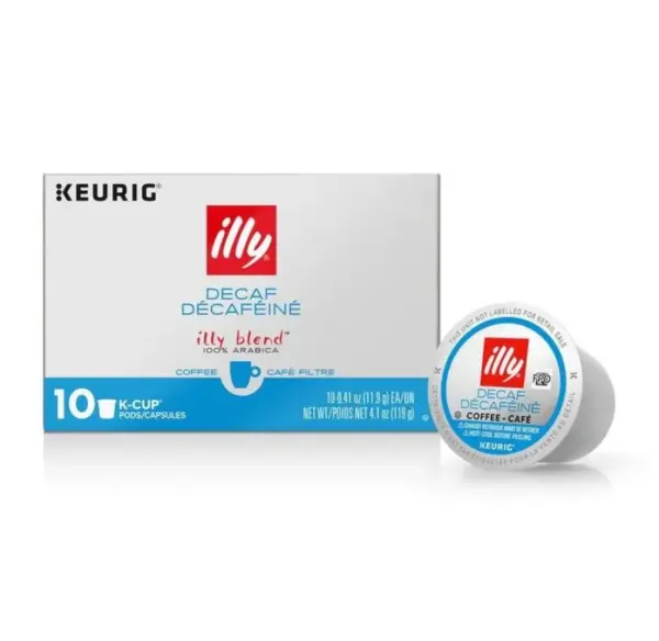 illy Decaf K-Cup Pods for Keurig - 10 Count