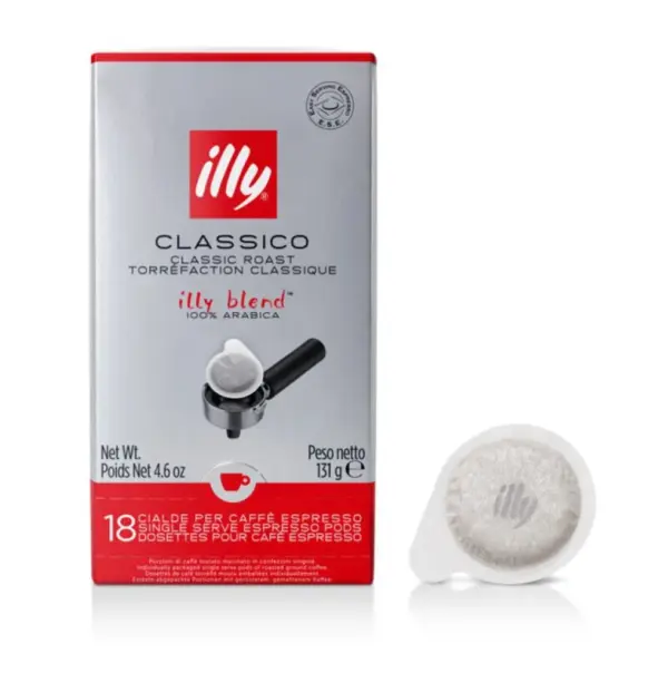 illy Espresso Pods 18ct Medium Roast Classico