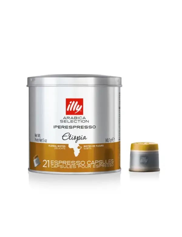 illy Ethiopia Monoarabica Iperespresso Capsules - 21 Count