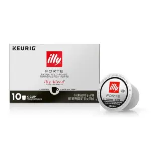 illy Forte Extra Dark Roast K-Cup Pods for Keurig - 10 Count