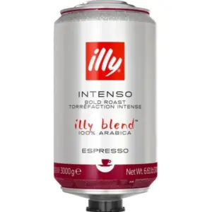 illy Intenso Dark Roast Espresso Beans 3kg Can