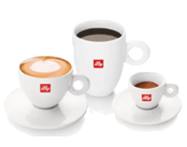 illy Logo Collection Ceramic Espresso Cup & Saucer Set - 2oz - Image 2